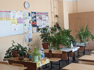 Interieur van Gymzalen in Schoolgebouw De Linde