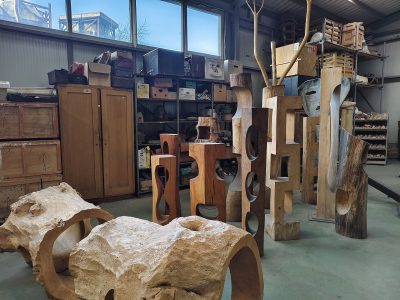 Interieur van De Blokhut in Scoutinggebouw De Schakel