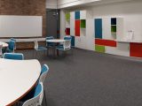 Interieur van Rosandezaal in Buurthuis De Windroos