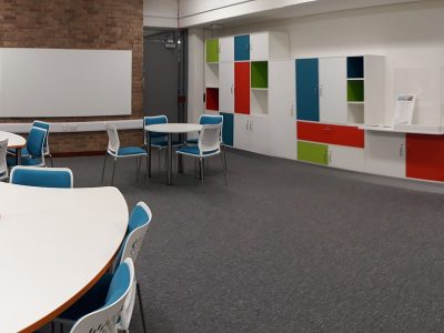 Interieur van Foyer in Multifunctioneel centrum De Tuinen