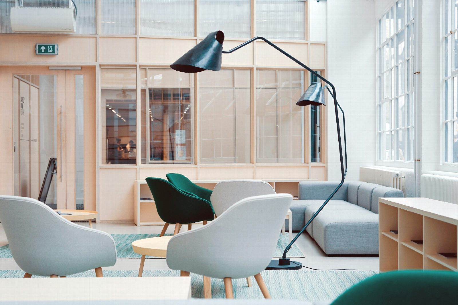 Interieur van Zaal in Buurthuis Kanaalkwartier