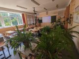 Interieur van Studiecafé in Schoolgebouw De Ooievaar